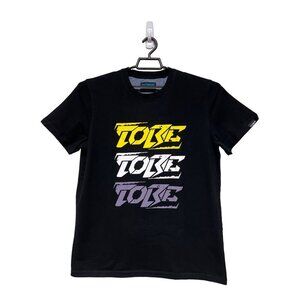Tobe Outerwear Black Short Sleeve Graphic Logo T-Shirt Men's Size XL